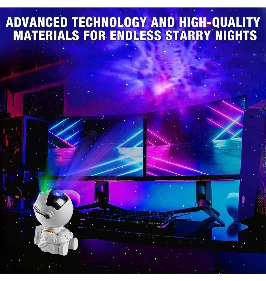 Astronaut Galaxy Star Projector
