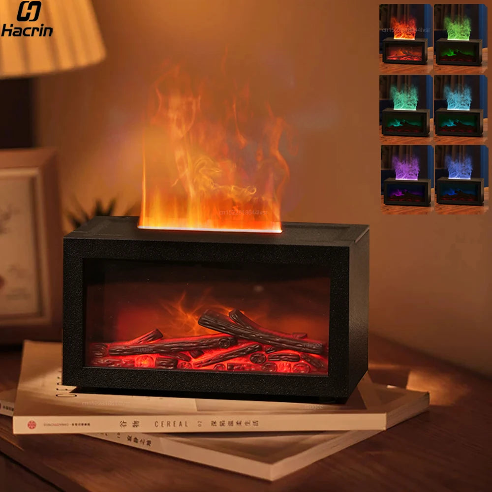 FlameMist™ Aromatherapy Fireplace Humidifier