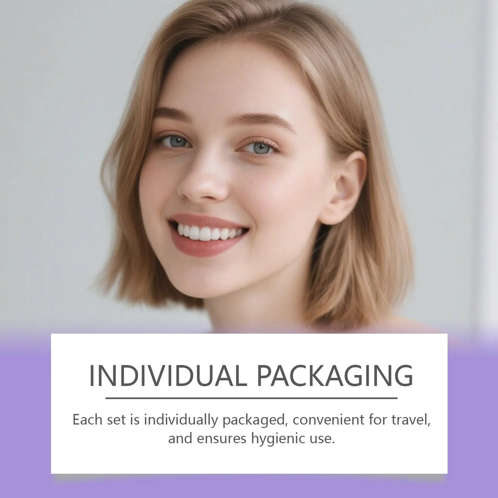 Purple Teeth Whitening Strips – Instant Stain Corrector for a Brighter Smile